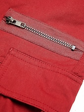 preiswerte Cargohose für Damen-Damen Cargo-Hosen Weites Bein Hosen Hose Aktiv Streetwear Lässig Volle Länge Mittlere Taille Einfach Reißverschluss Tasche Mehrere Taschen Atmungsaktivität Bequem Mikroelastisch Outdoor Straße