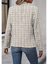 billige Blazere og dresser-kvinners bluse stilig moderne lange ermet vanlige topper fungerer daglig lys grå vår høst vinter