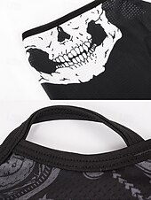 abordables Accesorios Para Hombres-Bandana con forma de calavera para deportes al aire libre: mascarilla multifuncional transpirable para ciclismo, senderismo y festivales de Halloween
