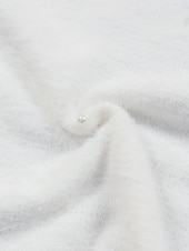 levne Hladké dámské topy-dámská halenka pulovr fuzzy oversized výstřih do V ležérní teplý měkký útulný šik podzim zima pohodlné