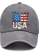 abordables Casquette de baseball pour homme-Homme Casquette de Baseball Chapeau de soleil Casquette Noir Marine foncé Coton Ajustable Mode Usage quotidien Festival Graphic Motif Drapeau National Décontracté / Quotidien