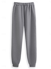 abordables Ensembles deux pièces-Femmes Élégant Chaud Mode Ensembles deux pièces Survêtement Ensembles de Pantalons manche longue Manche Évêque Col ras du cou Col rond Graphique Géométrique Lettre Imprimé Extérieur Vacances Quotidien