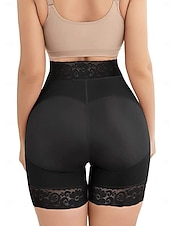 ieftine Lenjerie de modelare-model de corp din dantelă pentru femei, îmbrăcăminte modelată pentru ridicarea fundului, chiloți pentru controlul burticii cu închidere cu cârlig ținute de acasă