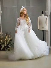 cheap Flower Girl Dresses-Ball Gown Knee Length Flower Girl Dress Quinceanera Frozen Elsa Girls Cute Prom Dress Tulle with Ruched Royal Style Tutu Fit 3-16 Years