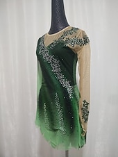 abordables Vestidos de Patinaje Artístico-trajes de patinaje artístico trajes de gimnasia artística trajes de actuación de patinaje sobre hielo trajes de actuación de gimnasia rítmica ropa deportiva