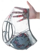 baratos Sutiãs-sutiã feminino de malha com estampa floral sutiã gráfico sem aro sem enchimento cobertura total sutiã moldado sólido para o dia a dia roupas para casa