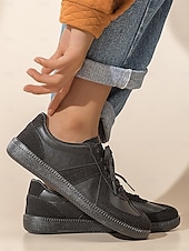 billiga Damsneakers-damsneakers i retro vit mocka och läder - avslappnade gympaskor för vardagskomfort