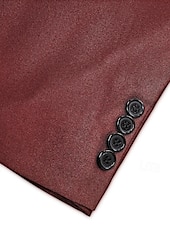 cheap Dinner Party-Men&#039;s Wedding Suits Homecoming Suits Burgundy Blue Daily Party Summer Solid Colored Tailored Fit 3 Piece Single Breasted One-button
