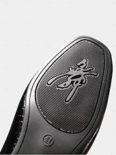 economico Scarpe da ballo uomo-scarpe da ballo stringate da uomo con motivo coccodrillo nero e finitura lucida, perfette per spettacoli di ballo da sala e latino