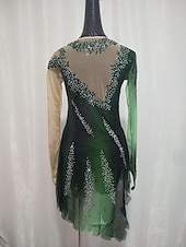 abordables Vestidos de Patinaje Artístico-trajes de patinaje artístico trajes de gimnasia artística trajes de actuación de patinaje sobre hielo trajes de actuación de gimnasia rítmica ropa deportiva