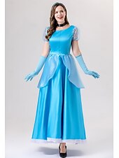 levne Dámské Kostýmy-Popelka Princeznovské Šaty Cosplay kostým cosplay Filmové kostýmy for Dámské Dospělé Karneval Plesová maškaráda Večírek loučení se svobodou nevěsty
