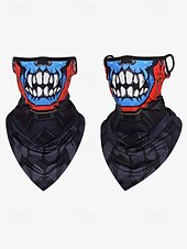 abordables Accesorios Para Hombres-Bandana con forma de calavera para deportes al aire libre: mascarilla multifuncional transpirable para ciclismo, senderismo y festivales de Halloween