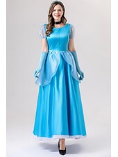 levne Dámské Kostýmy-Popelka Princeznovské Šaty Cosplay kostým cosplay Filmové kostýmy for Dámské Dospělé Karneval Plesová maškaráda Večírek loučení se svobodou nevěsty