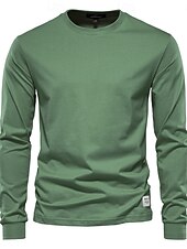 preiswerte Herrengolfkleidung-Herren Pullover Sweatshirt Rote Dunkelmarine Blau Langarm Shirt Golfkleidung, Kleidung, Outfits, Kleidung