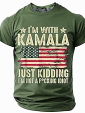  2026年7月4日 250回目のメモリアルデイ メンズ愛国者 3Dプリント 米国旗 ベテラン クルーネック Tシャツ アウトドア スポーツ ストリート