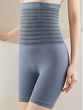 cheap Thigh Slimmers-Women's  High Waist Flat Panties Seamless Body Shaping Boxers  Safety Shorts Slimming Underwear Home Outfits