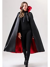 preiswerte Blutige Vampire-Vampir Dracula Halloween Cosplay Kostüm Umhang Outfits Cosplay Erwachsene Herren Damen Karneval Maskerade Party / Abend Einfache Halloween-Kostüme Verkleiden