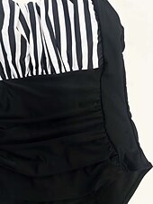 abordables Maillots une pièce-Femme Maillots de Bain Une pièce Maillot de bain Vacances Mode Graphic Sans Manches Maillots de bain