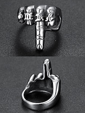 billige Tilbehør for menn-menns gotisk legering hodeskalle håndring - unike statement smykker for punk stil