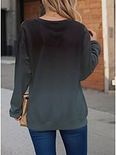 economico Negozio Grafico Felpe &amp; Cappucci-pullover da donna animale cane abbigliamento quotidiano casual stampa moda casual girocollo manica lunga micro-elastico autunno inverno comodo traspirante tessuto morbido
