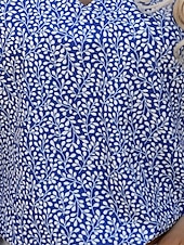 economico Top Grafici da Donna-Per donna Camicia Blusa Floreale Informale Manica lunga A V Top regolari Giornaliero Stampa Blu Verde Autunno Inverno