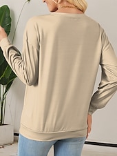 abordables Animaux Tops-pull femme animal vêtements de tous les jours imprimé décontracté sweat à capuche décontracté à manches longues micro-élastique automne hiver confort respirant tissu doux