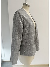 billige Sjal-Sjale Sjal til kvinner Mors wraps Sjale Elegant Langermet Blonder Bryllup Wrap Med Blonder Til Fest Høst vinter