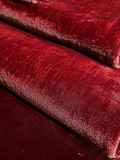  Męskie Marynarka Smokin Kołnierz zamykający Święta Zabytkowe Aksamit Solidne kolory Blazer Czerwony Zielony Luźny / a Jednorzędowa, jeden guzik