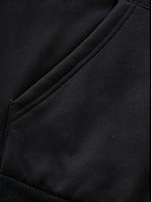baratos Animais Tops-moletom feminino com capuz moletom de lã gato street dailywear bolso estampa casual moletom com capuz manga comprida microelástico outono inverno confortável respirável tecido macio