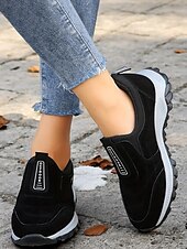 voordelige Damessneakers-dames instapschoenen voor buiten – comfortabele ademende antislipschoenen voor wandelen en reizen