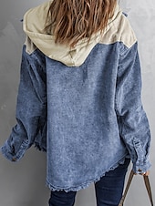 abordables Vestes chemise-Veste décontractée Femme Extérieur Plein Air Usage quotidien mode Décontractées Avec poches Normal Manteau Rose Claire Bleu Vert Automne Hiver Boutonnage Simple Col rabattu Standard S M L XL 2XL