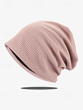 preiswerte Hüte für Damen-Damen Slouchy Beanie Mütze mit strukturiertem Strickdesign, lässige leichte Mütze für Herbst- und Wintermode