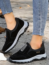 voordelige Damessneakers-dames instapschoenen voor buiten – comfortabele ademende antislipschoenen voor wandelen en reizen
