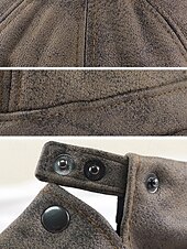 cheap Men&#039;s Hats-Men&#039;s Vintage Newsboy Cap – Stylish Faux Leather Look Flat Cap for Casual or Formal Wear, Available in Multiple Colors