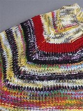 billige Cardigans og yttertøy-Dame Genser Kofte Årgang Fritid Myk Regnbue Riflet Åpen Forside Strikket Langermet Vanlige topper Strikke utendørs Daglig Helg Regnbue Høst Vinter