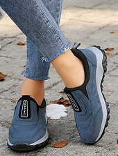 voordelige Damessneakers-dames instapschoenen voor buiten – comfortabele ademende antislipschoenen voor wandelen en reizen