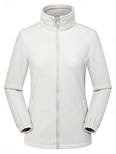 cheap Active Jacket-Women&#039;s Winter Jacket Outdoor Street Daily Wear Fall Winter Regular Coat Regular Fit Thermal Warm Breathable Stylish Casual Jacket Long Sleeve Plain with Pockets Full Zip Pink Purple Gray