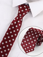 economico Cravatte e papillon da uomo-Per uomo Cravatte Sexy Con stampa Ricevimento di matrimonio Da tutti i giorni