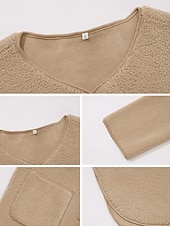 economico Cappotti Invernali-Per donna Cappotto invernale Esterno Strada Da tutti i giorni Autunno Inverno Lungo Cappotto Standard Tenere al caldo Traspirante Moda Informale Giacca Manica lunga Liscio Con tasche Verde militare