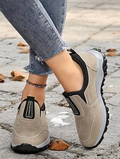voordelige Damessneakers-dames instapschoenen voor buiten – comfortabele ademende antislipschoenen voor wandelen en reizen