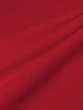 economico ROSSO-Abito da sera Sheath Abito Elegante Formale Lunghezza della Gamba Intera Manica Mezza V Collo Crepe Elasticizzato con Ricamo 2025