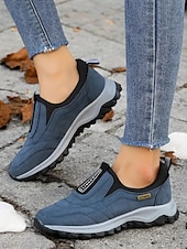 voordelige Damessneakers-dames instapschoenen voor buiten – comfortabele ademende antislipschoenen voor wandelen en reizen