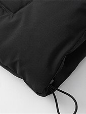 levne Gilety-Pánské Puffer Vesta Vesta s kapucí Vesta Prošívaná vesta Denní Rande Dovolená Módní Na běžné nošení Podzim zima Kapsy Polyester Zahřívací Pohodlné Pevná barva Zip Kapuce Běžný Černá Hnědá Armádn