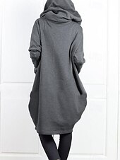 preiswerte Steppmantel-Damen Outdoor Zip Feste Farbe Windundurchlässig Modisch Lockere Passform Oberbekleidung Langarm Herbst Dunkelbraun S