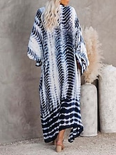 abordables Caftans-Femme Maillots de Bain Vêtement couvrant Maillot de bain Elégant Mode Graphic manche longue Maillots de bain