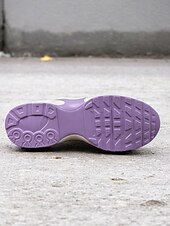 preiswerte Damen-Sneaker-leichte lila Slip-On-Sneaker für Damen mit Strass-Details – bequeme Luftpolstersohle zum Gehen und für die Freizeit
