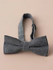 levne Pánské kravaty a motýlky-pánské vintage texturované motýlky - klasické nastavitelné formální kravaty v různých barvách pro svatby, večírky a obchodní oblečení
