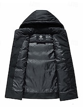 cheap Men&#039;s Vest-Men&#039;s Puffer Vest Padded Vest Gilet Quilted Vest Daily Date Vacation Fashion Casual Fall &amp; Winter Pocket Polyester Warm Comfortable Plain Zipper Hooded Regular Fit Black Yellow Red Green Vest