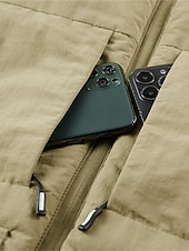 levne Gilety-Pánské Rybářská vesta Denní Na běžné nošení Jaro &amp; podzim Kapsy Polyester Pohodlné Pevná barva Zip Stojáček Černá Khaki Tmavomodrá Tmavě šedá Vesta