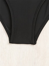 billiga One-piece-baddräkter-Dam Badkläder En bit Monokini Baddräkt Öppen rygg Magkontroll Hög midja Smal Semester Standkläder Ensfärgat Rundhals Ärmlös Baddräkter